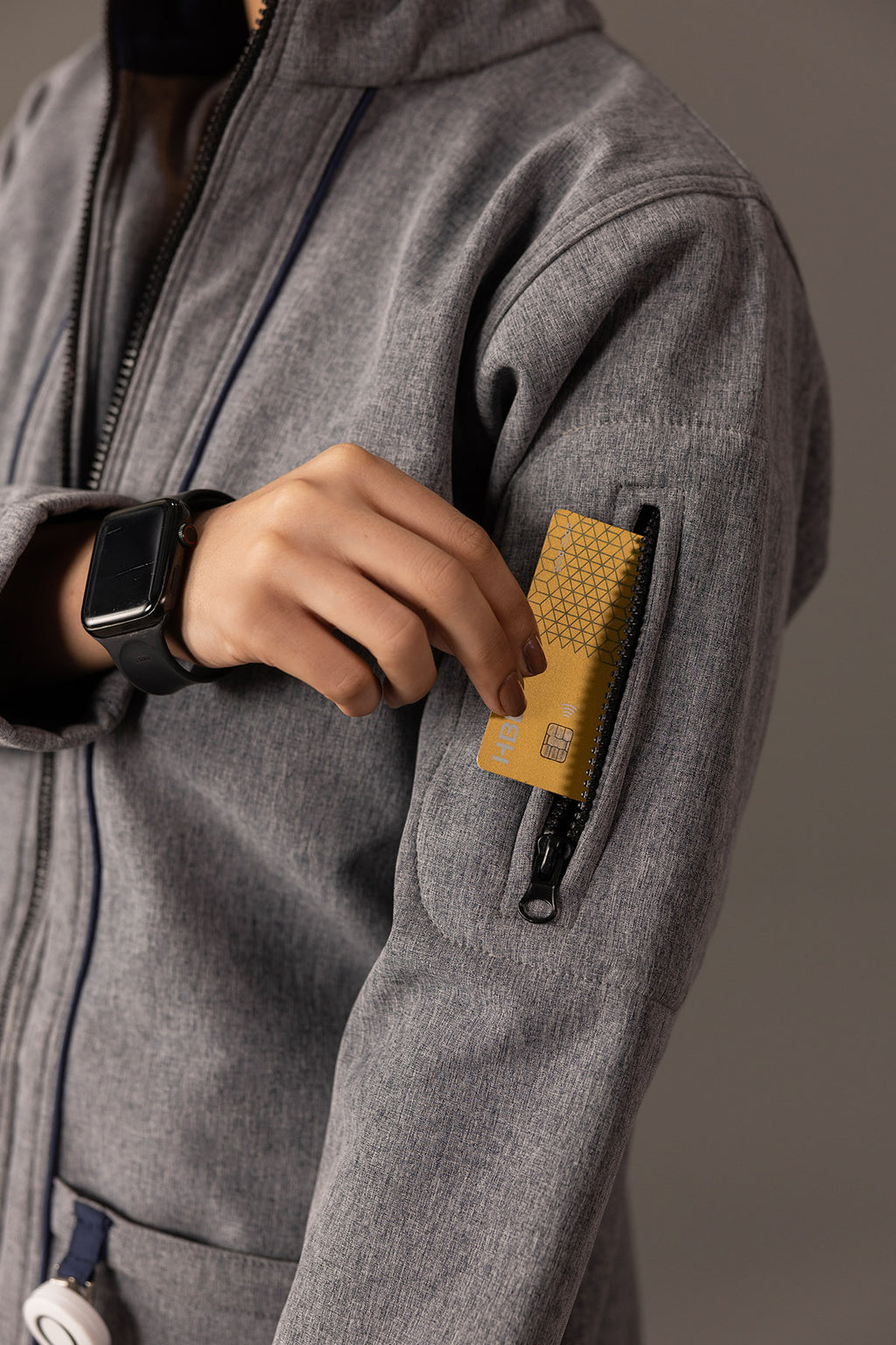 Steel Blue Jacket - Woman