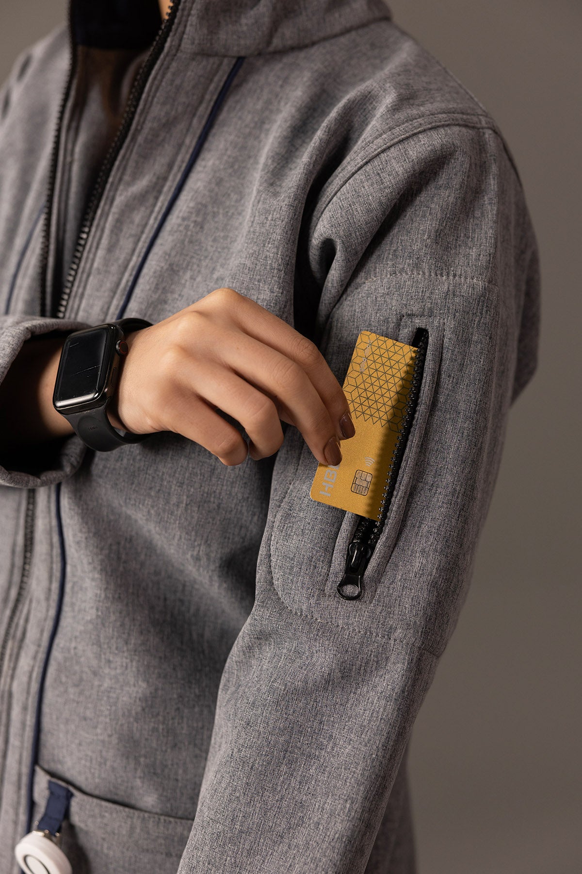 Steel Blue Jacket - Woman