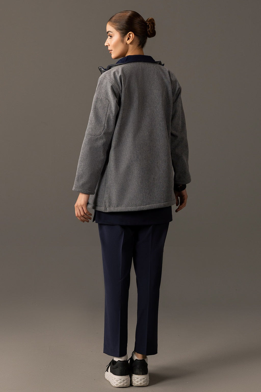 Steel Blue Jacket - Woman