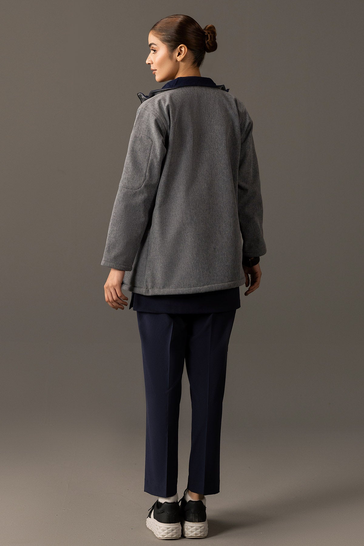 Steel Blue Jacket - Woman