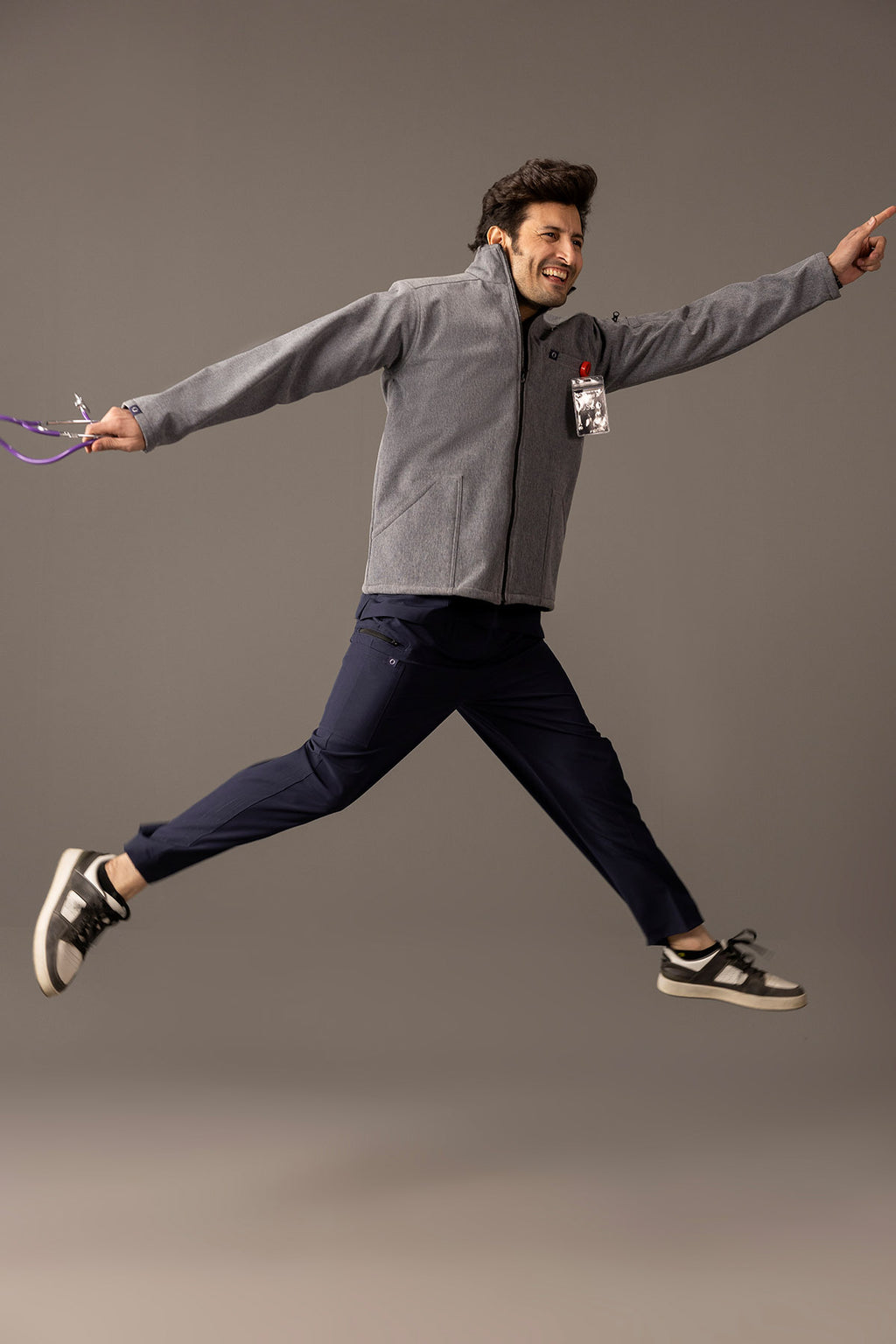 Steel Blue Jacket - Men