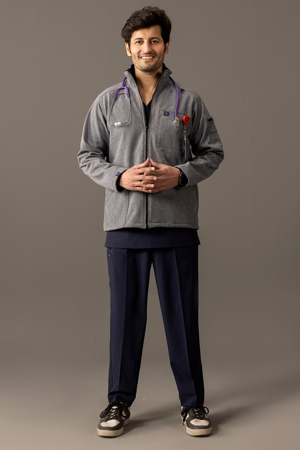 Steel Blue Jacket - Men